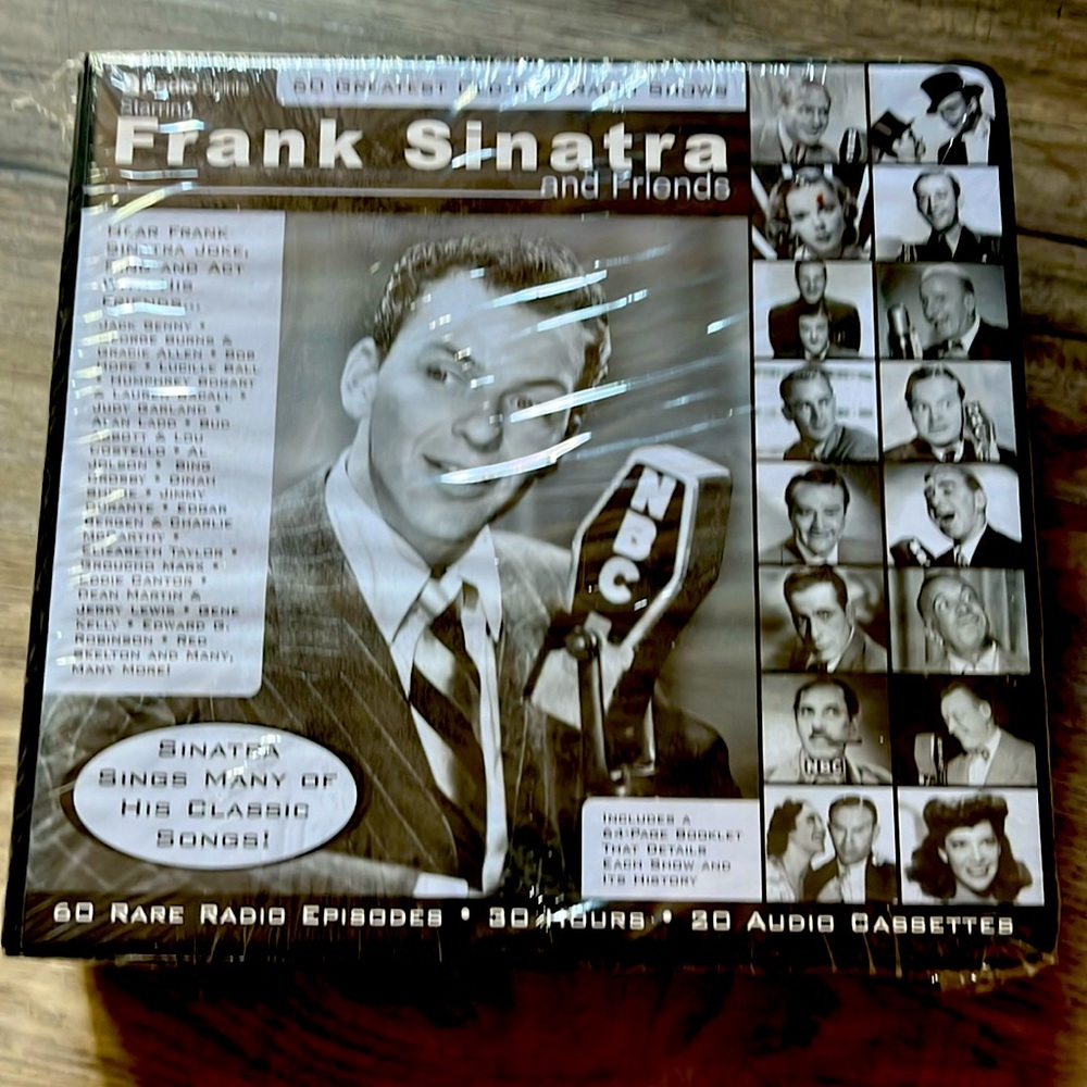 Frank Sinatra and Friends Radio Spirits 20 Audio Cassettes Box Set